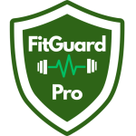 Home black and white simple fitness club logo